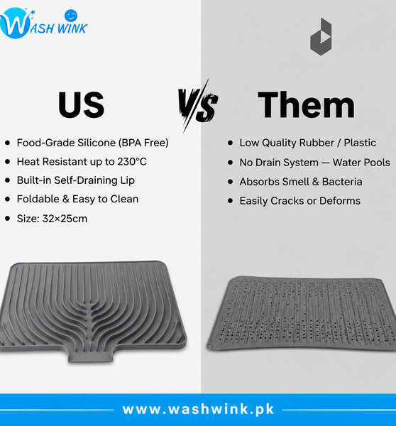 Kitchen Drain & Dish Drying Silicon Mat