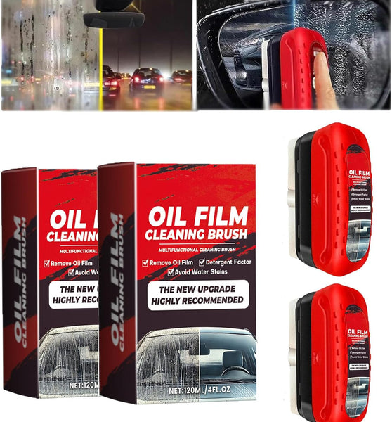 Car Windshield Cleaner Brush - Oil and Mist Fog Remover Brush - Window Cleaning Brush