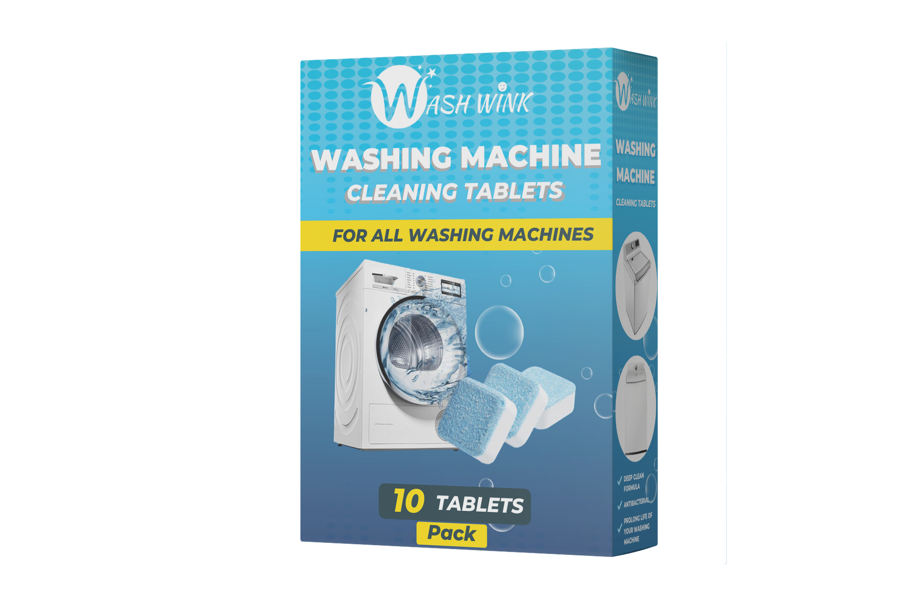 10 Tablets Pack - Washing Machine Cleaning Tablets