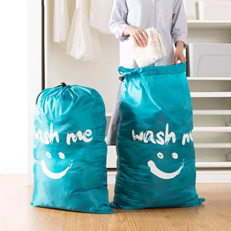 Laundry Bag with Drawstring - Washable - Large Size - Random Color – Wash  Wink